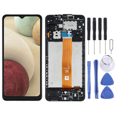 Original LCD Screen and Digitizer Full Assembly with Frame for Samsung Galaxy A12 4G SM-A125F