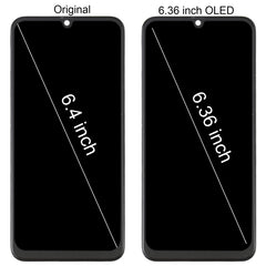 6.36 inch OLED Material LCD Screen and Digitizer Full Assembly with Frame for Samsung Galaxy M21 SM-M215