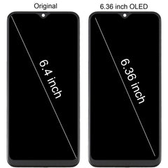 6.36 inch OLED Material LCD Screen and Digitizer Full Assembly with Frame for Samsung Galaxy A30S SM-A307