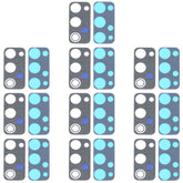 For Samsung Galaxy S20 FE 5G SM-G781 10pcs Back Camera Lens