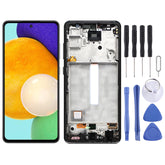 Original LCD Screen and Digitizer Full Assembly With Frame for Samsung Galaxy A52 SM-A526(5G Version), For Samsung Galaxy A52 (5G)