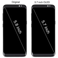 5.7 inch OLED LCD Screen For Samsung Galaxy S8 SM-G950 Digitizer Full Assembly with Frame, For Samsung Galaxy S8