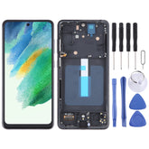 For Samsung Galaxy S21 FE 5G SM-G990B TFT Material LCD Screen Digitizer Full Assembly with Frame, Not Supporting Fingerprint Identification