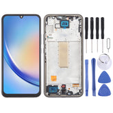 For Samsung Galaxy A34 SM-A346B Incell LCD Screen Digitizer Full Assembly with Frame