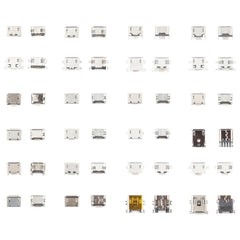 240pcs Micro USB Charging Port Connector for Samsung/Moto/SONY/HTC/ZTE/Huawei/Xiaomi/Lenovo ect, Micro USB