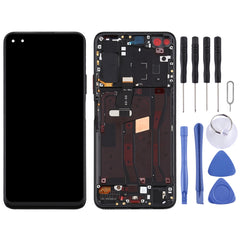 LCD Screen and Digitizer Full Assembly with Frame for Huawei Nova 6 4G
