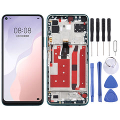 LCD Screen and Digitizer Full Assembly with Frame for Huawei Nova 7 SE