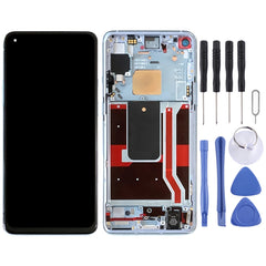 For OnePlus 8T 5G KB2001 KB2000 KB2003 AMOLED LCD Screen Digitizer Full Assembly With Frame