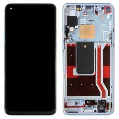 For OnePlus 8T 5G KB2001 KB2000 KB2003 AMOLED LCD Screen Digitizer Full Assembly With Frame