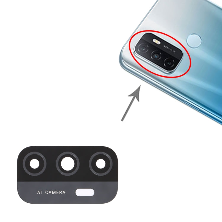 For OPPO A33 (2020) / A53s 4G / A11s / A32 / A53 (2020) CPH2127 PDVM00 10pcs Back Camera Lens For OPPO A33 (2020) / A53s 4G / A11s / A32 / A53 (2020) CPH2127 PDVM00 10pcs Back Camera Lens