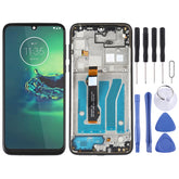 LCD Screen and Digitizer Full Assembly with Frame for Motorola Moto G8 Plus XT2019 XT2019-2