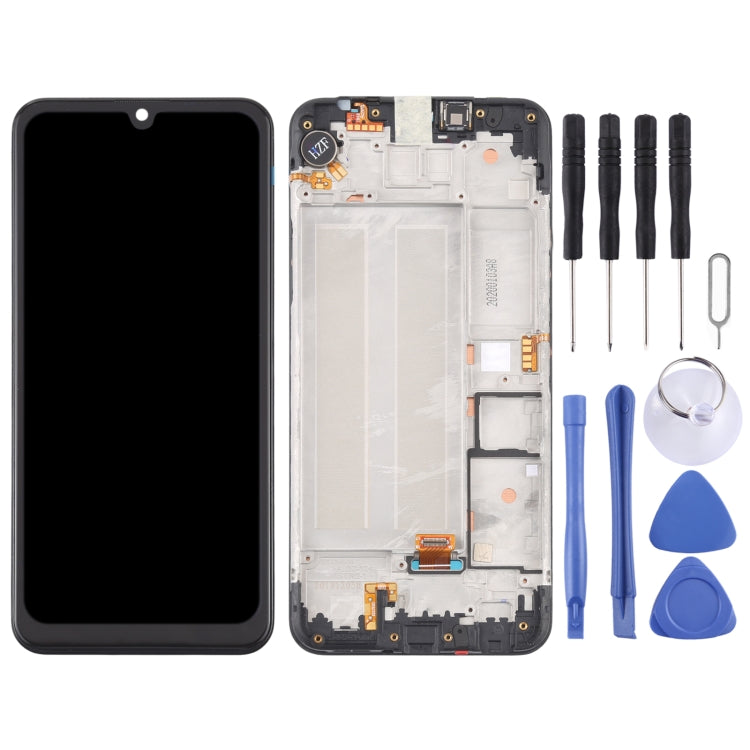 LCD Screen and Digitizer Full Assembly with Frame for LG K40S LMX430HM LM-X430 LCD Screen and Digitizer Full Assembly with Frame for LG K40S LMX430HM LM-X430