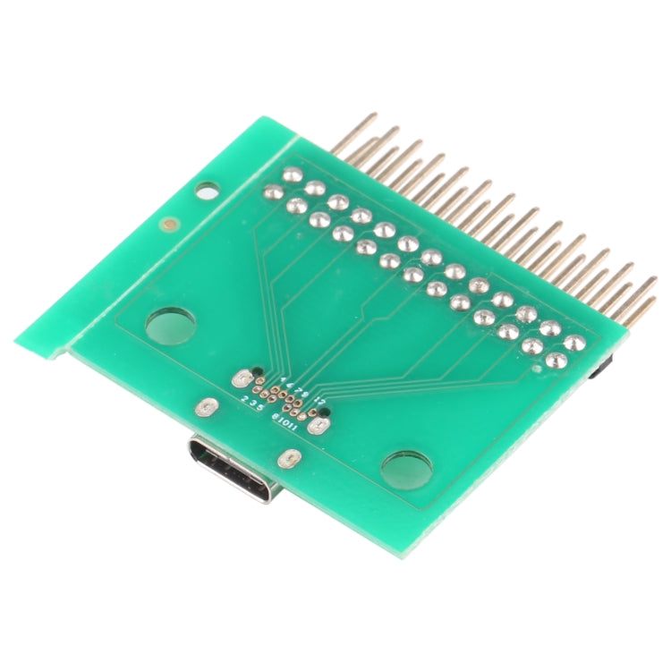 Double-sided Positive and Negative Type C Female Test Board USB 3.1 with PCB 24P Female Connector Double-sided Positive and Negative Type C Female Test Board USB 3.1 with PCB 24P Female Connector