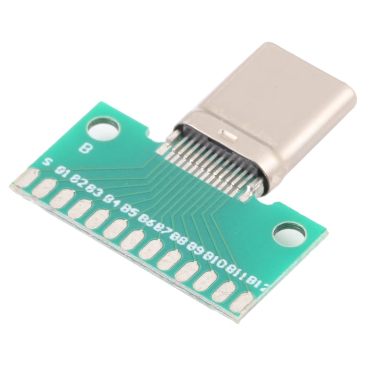 Double-sided Positive and Negative Type C Male Test Board USB 3.1 with PCB 24pin Welded Double-sided Positive and Negative Type C Male Test Board USB 3.1 with PCB 24pin Welded