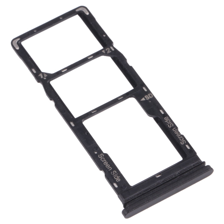 For Tecno Pouvoir 4 Pro / Pouvoir 4 LC7 SIM Card Tray + SIM Card Tray + Micro SD Card Tray For Tecno Pouvoir 4 Pro / Pouvoir 4 LC7 SIM Card Tray + SIM Card Tray + Micro SD Card Tray