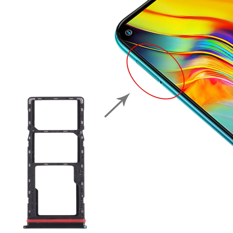 For Infinix Hot 9 X655C X655 X655D SIM Card Tray + SIM Card Tray + Micro SD Card Tray For Infinix Hot 9 X655C X655 X655D SIM Card Tray + SIM Card Tray + Micro SD Card Tray