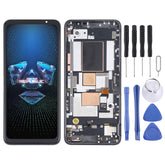OLED Material LCD Screen and Digitizer Full Assembly With Frame for Asus ROG Phone 5 ZS673KS