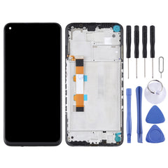 Original LCD Screen and Digitizer Full Assembly With Frame for Xiaomi Redmi Note 9 5G / Redmi Note 9T 5G M2007J22C