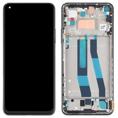Original LCD Screen and Digitizer Full Assembly With Frame for Xiaomi Mi 11 Lite 4G/11 Lite 5G NE M2101K9AG M2101K9AI, For Xiaomi Mi 11 Lite 4G (Original)