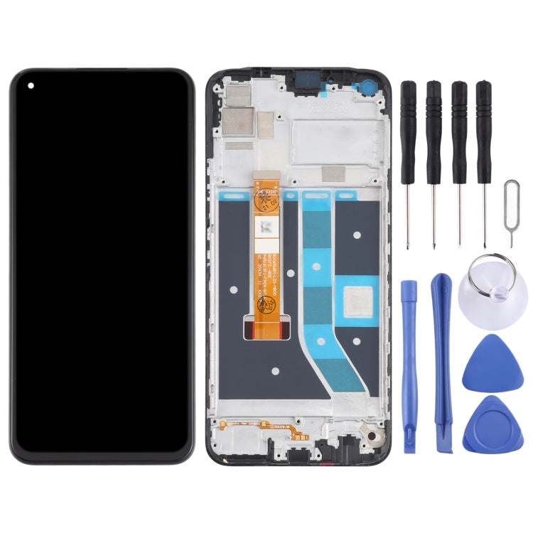 LCD Screen and Digitizer Full Assembly With Frame for OPPO Realme 7i / Realme C17 RMX2101 RMX2103 LCD Screen and Digitizer Full Assembly With Frame for OPPO Realme 7i / Realme C17 RMX2101 RMX2103