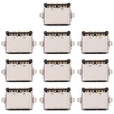 10 PCS Charging Port Connector for Lenovo M10 Plus TB-X606, TB-X606F, For Lenovo M10 Plus