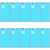 10 PCS Original Front Housing Adhesive for Sony Xperia XZ1 Compact