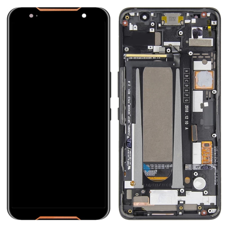 LCD Screen and Digitizer Full Assembly with Frame for Asus ROG Phone ZS600KL Z01QD LCD Screen and Digitizer Full Assembly with Frame for Asus ROG Phone ZS600KL Z01QD