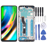 LCD Screen and Digitizer Full Assembly with Frame for Motorola Moto G9 Plus XT2087-1