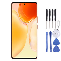 Original Super AMOLED Material LCD Screen and Digitizer Full Assembly for Vivo X70 Pro V2134A, V2105