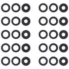 For OPPO Reno4 4G / Reno4 5G 10pcs Back Camera Lens