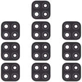 10 PCS Back Camera Lens for Xiaomi Redmi 9C / Redmi 9 (India) / Redmi 9C NFC / Poco C3