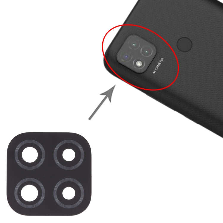 10 PCS Back Camera Lens for Xiaomi Redmi 9C / Redmi 9 (India) / Redmi 9C NFC / Poco C3 10 PCS Back Camera Lens for Xiaomi Redmi 9C / Redmi 9 (India) / Redmi 9C NFC / Poco C3