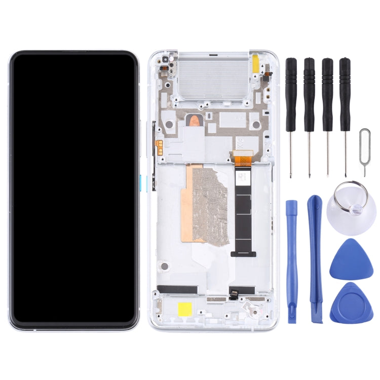 LCD Screen and Digitizer Full Assembly with Frame for Asus Zenfone 8 Flip ZS672KS LCD Screen and Digitizer Full Assembly with Frame for Asus Zenfone 8 Flip ZS672KS