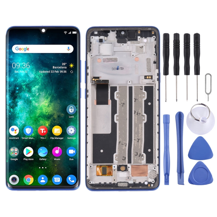 Original LCD Screen and Digitizer Full Assembly with Frame for TCL 10 Plus Original LCD Screen and Digitizer Full Assembly with Frame for TCL 10 Plus