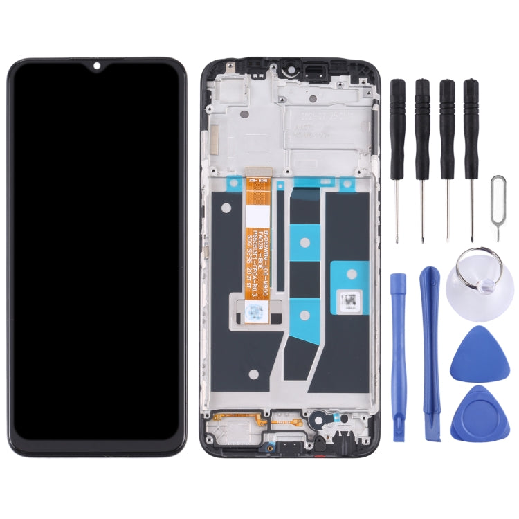 LCD Screen and Digitizer Full Assembly with Frame for OPPO A16 / A16s / A54S LCD Screen and Digitizer Full Assembly with Frame for OPPO A16 / A16s / A54S