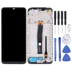 Original LCD Screen and Digitizer Full Assembly with Frame for Xiaomi Redmi 10C/Redmi 10 India/Poco C40