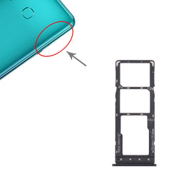 For Infinix Note 10 X693 SIM Card Tray + SIM Card Tray + Micro SD Card Tray