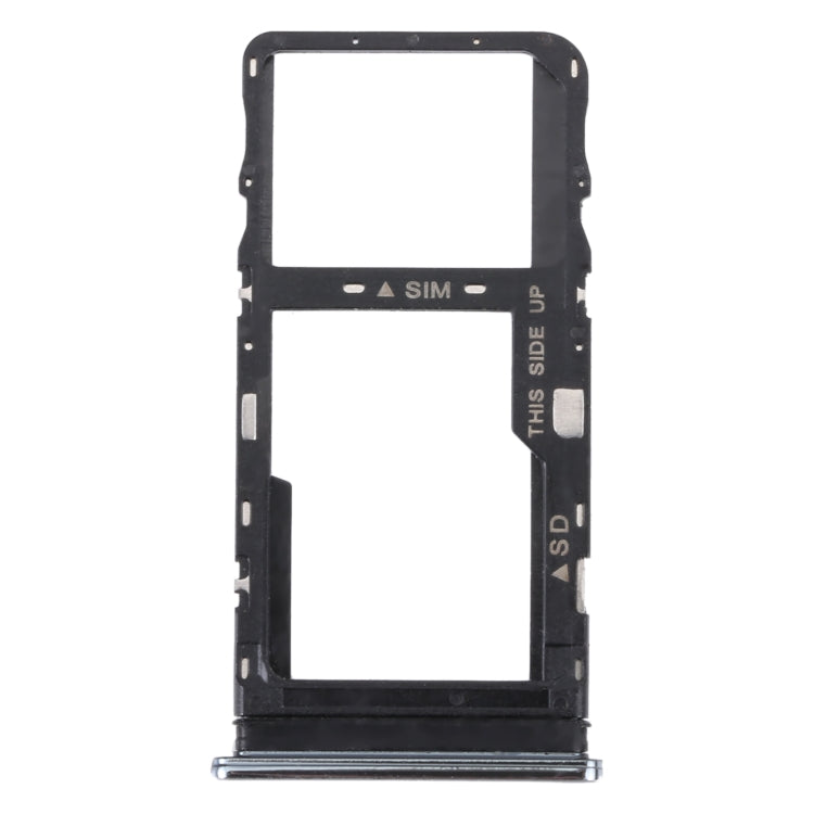 Original SIM Card Tray + Micro SD Card Tray for TCL 10L/10 Lite T770H T770B Original SIM Card Tray + Micro SD Card Tray for TCL 10L/10 Lite T770H T770B