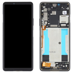 Original LCD Screen For Sony Xperia 10 III SO-52B Digitizer Full Assembly with Frame