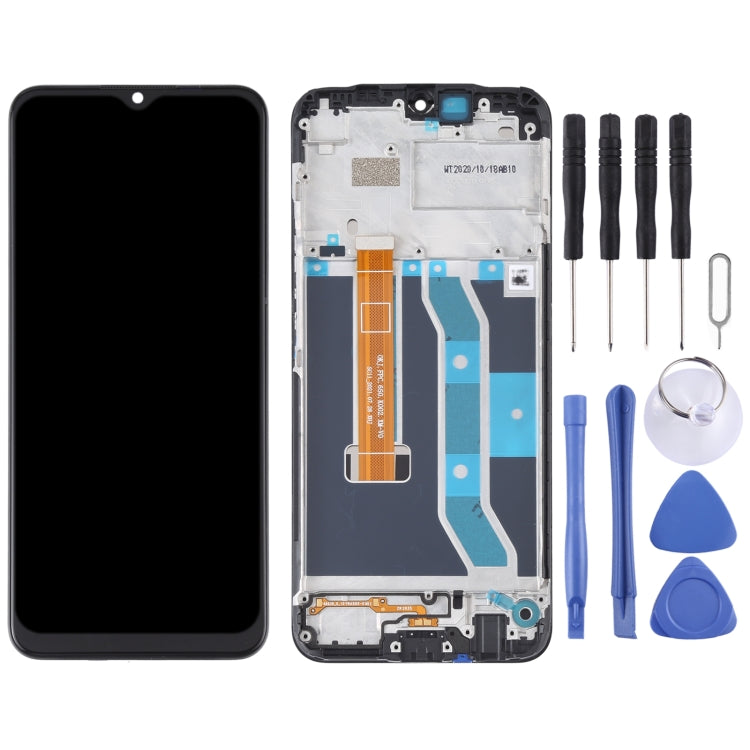 Original LCD Screen and Digitizer Full Assembly With Frame for OPPO Realme C15 RMX2180(Qualcomm Version) Original LCD Screen and Digitizer Full Assembly With Frame for OPPO Realme C15 RMX2180(Qualcomm Version)