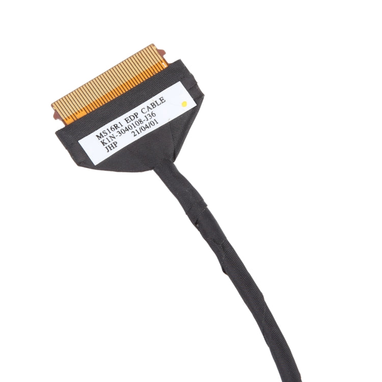 30Pin K1N-3040108-H39 K1N-3040108-J36 K1N-3040327-J36 LCD Cable For MSI MS16R1 GF63 8RD 30Pin K1N-3040108-H39 K1N-3040108-J36 K1N-3040327-J36 LCD Cable For MSI MS16R1 GF63 8RD