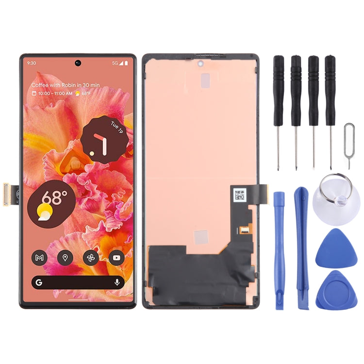 For Google Pixel 6 GB7N6 G9S9B16 LCD Screen Digitizer Full Assembly with Frame