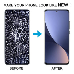 For Xiaomi 12 Original AMOLED Material LCD Screen Digitizer Full Assembly with Frame