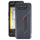 For Asus ROG Phone 6 AI2201-C AI2201-F Glass Battery Back Cover with NFC/Light Cable