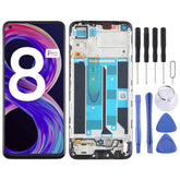 LCD Screen and Digitizer Full Assembly with Frame for OPPO Realme 8 Pro