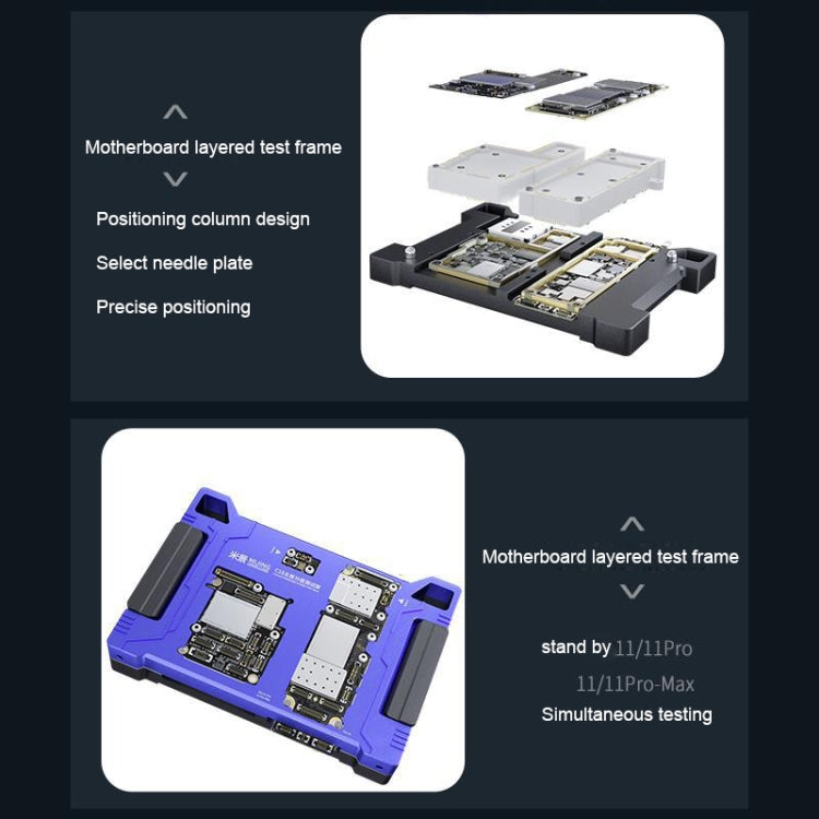 MiJing C18 Main Board Function Testing Fixture For iPhone 11 / 11 Pro / 11 Pro Max, MiJing C18 MiJing C18 Main Board Function Testing Fixture For iPhone 11 / 11 Pro / 11 Pro Max, MiJing C18
