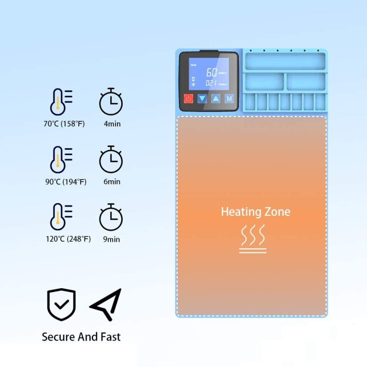 CPB CP300 LCD Screen Heating Pad Safe Repair Tool, US Plug, CPB CP300(US Plug) CPB CP300 LCD Screen Heating Pad Safe Repair Tool, US Plug, CPB CP300(US Plug)