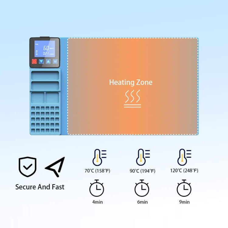 CPB CP320 LCD Screen Heating Pad Safe Repair Tool, EU Plug, CPB CP320(EUPlug) CPB CP320 LCD Screen Heating Pad Safe Repair Tool, EU Plug, CPB CP320(EUPlug)
