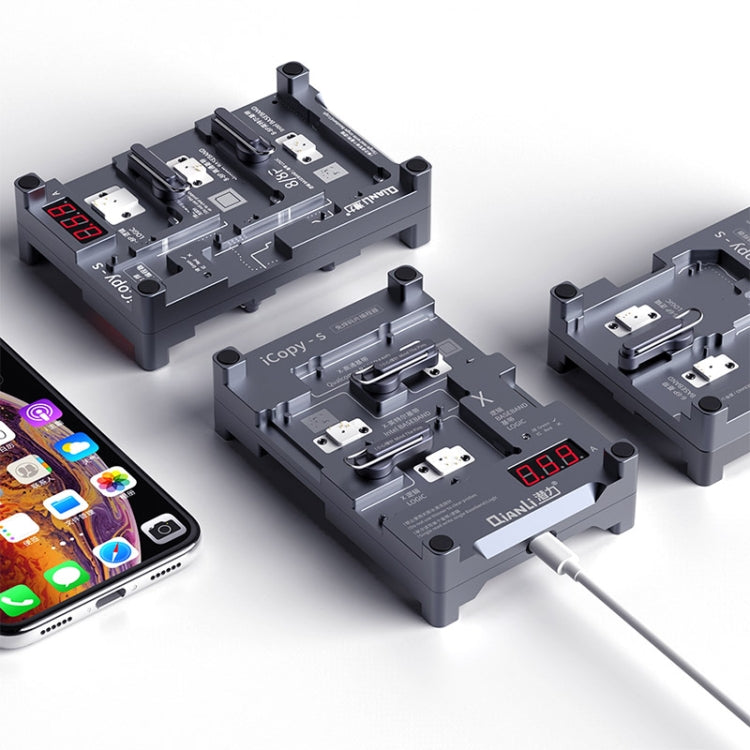 Qianli iCopy-S Double Sided Chip Test Stand 4 in1 Logic Baseband EEPROM Chip Non-removal For iPhone 7 / 7 Plus / 8 / 8 Plus, For iPhone 7 / 7 Plus / 8 / 8 Plus Qianli iCopy-S Double Sided Chip Test Stand 4 in1 Logic Baseband EEPROM Chip Non-removal For iPhone 7 / 7 Plus / 8 / 8 Plus, For iPhone 7 / 7 Plus / 8 / 8 Plus