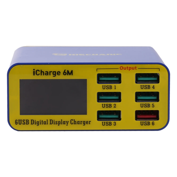 Mechanic icharge 6M QC 3.0 USB Smart Charger Support Fastcharging With LCD, EU Plug, icharge 6M Mechanic icharge 6M QC 3.0 USB Smart Charger Support Fastcharging With LCD, EU Plug, icharge 6M
